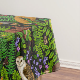 Forest life tablecloth
