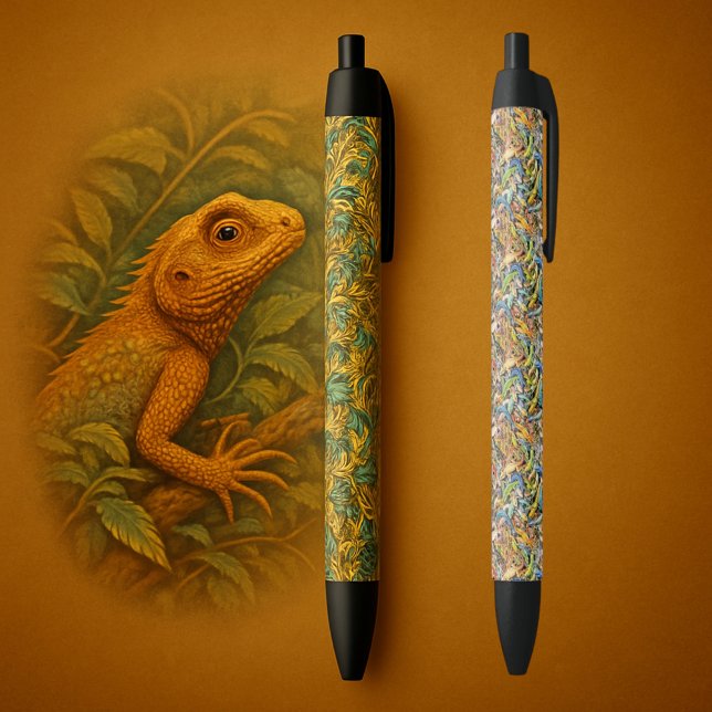 forest lizard clump black ink pen (Creator Uploaded)