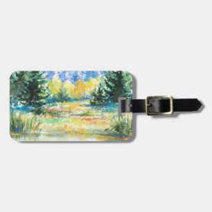 Forest Luggage Tag