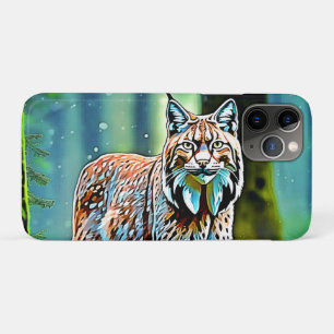 Forest Lynx Gaze Design iPhone 11 Pro Case