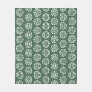 Forest Mandala Fleece Blanket