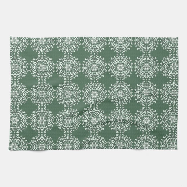 Forest Mandala Tea Towel (Horizontal)