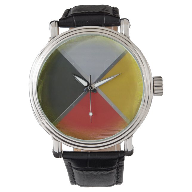 Forest Medicine Wheel Men's Watch (Front)