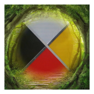Forest Medicine Wheel Photo Enlargement