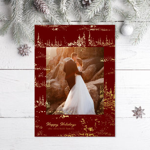 Forest Memories Foil Holiday Card