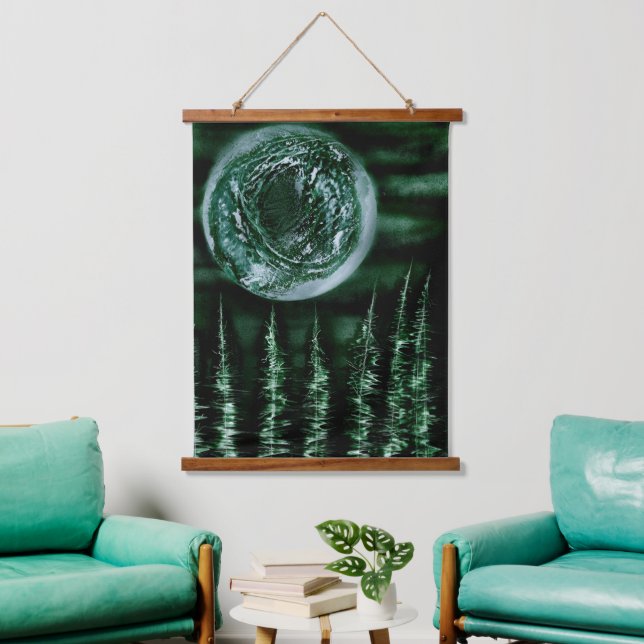 Forest Moon Hanging Tapestry (Living Room)