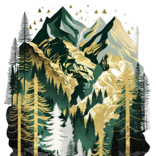 Forest Mountain Landscape - Mug