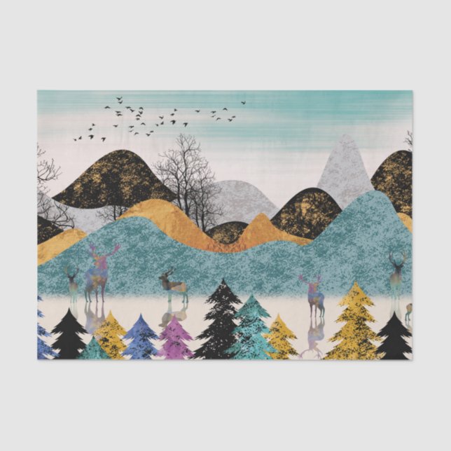 Forest Mural Tissue Paper (Front)