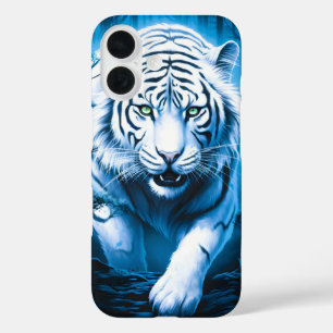 Forest Mystic Wild White Tiger  iPhone 16 Case
