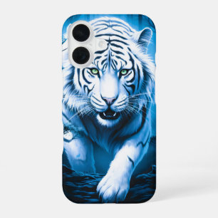 Forest Mystic Wild White Tiger iPhone 16 Case