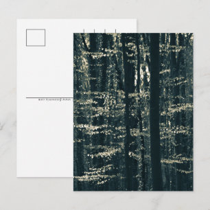 Forest Nature Photo Holiday Postcard