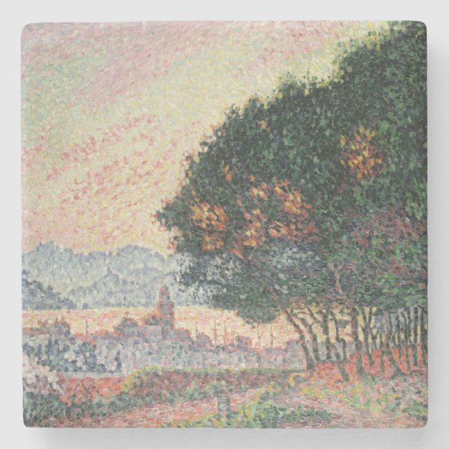 Forest near St. Tropez, 1902 Stone Coaster (Front)