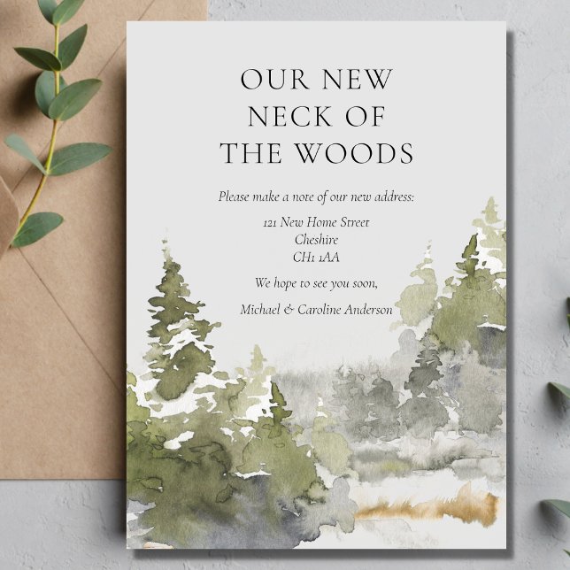 Forest New Neck of the Woods Change of Address Announcement (Creator Uploaded)