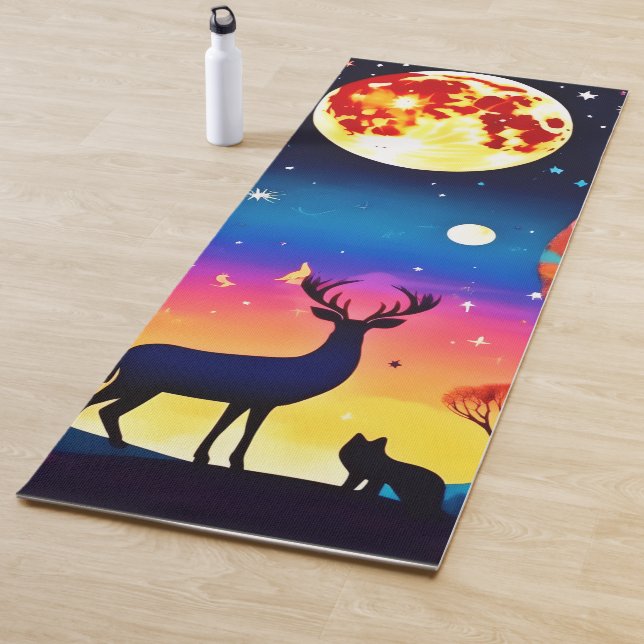 Forest Night Glow Yoga Mat (In Situ)