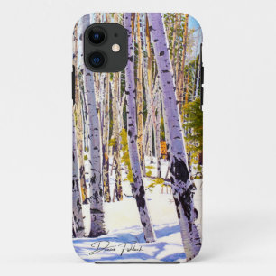 Forest of Aspen Trees iPhone 11 Case