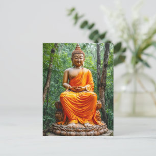 Forest of Calm: The Buddha's Sanctuary Holiday Postcard