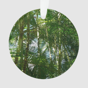 Forest of Palm Trees Tropical Nature Ornament