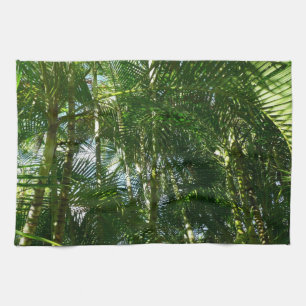 Forest of Palm Trees Tropical Nature Tea Towel