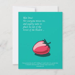 Forest of the shadow AI-generated card