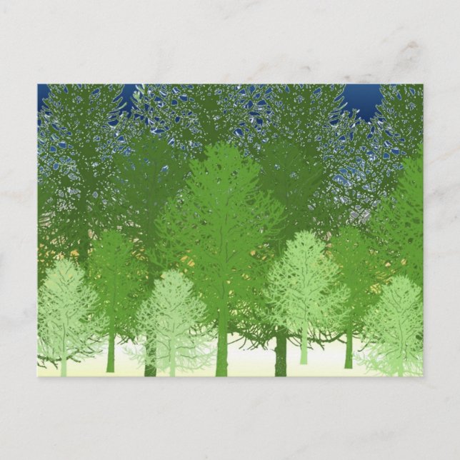 Forest of Trees Postcard (Front)