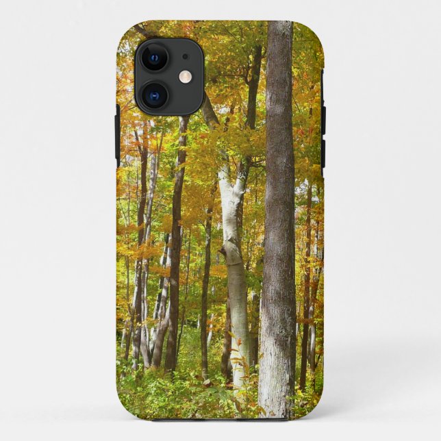 Forest of Yellow Leaves Autumn Landscape Case-Mate iPhone Case (Back)