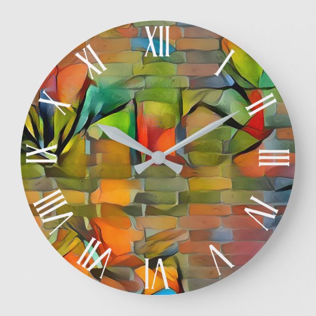 Forest On The Wall Art Collection Large Clock (Front)