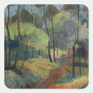 Forest Path, 1920 Square Sticker