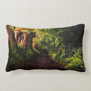 Forest Path by Alexandra Cook Lumbar Cushion