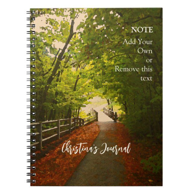 FOREST PATH Fall 07 - Spiral Photo Notebook (Front)