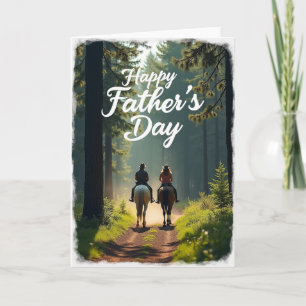 Forest Path Fathers Day Ride Card