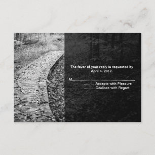 Forest Path Reply Cards