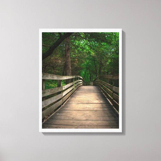Forest Path Serenity Canvas Print (Front)