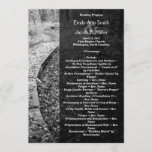 Forest Path Wedding Program<br><div class="desc">Elegant Forest Path.

If the text doesn't seem to fit properly,  click the "customise it" button and you can change the font size!</div>