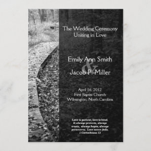 Forest Path Wedding Program