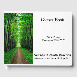 Forest Pathway Guest Book