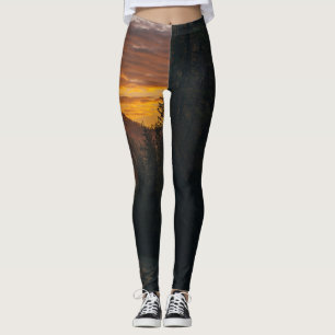 Forest Pathway Leggings: Journey Down the Road Leggings