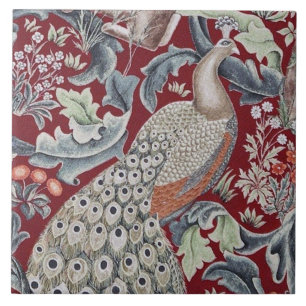 Forest Peacock, William Morris Ceramic Tile