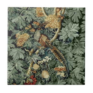 Forest Pheasant Ceramic Tile