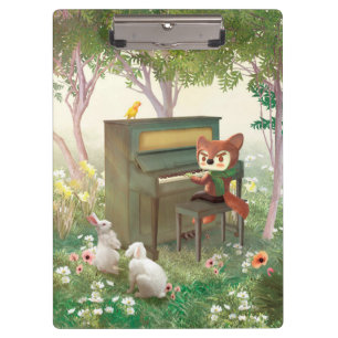 Forest Piano Concert Clipboard
