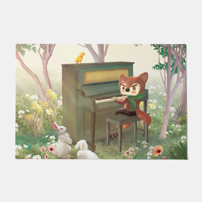 Forest Piano Concert Doormat (Front)