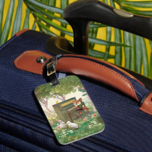 Forest Piano Concert Luggage Tag