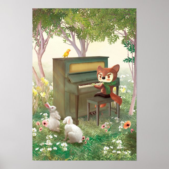 Forest Piano Concert Poster (Front)