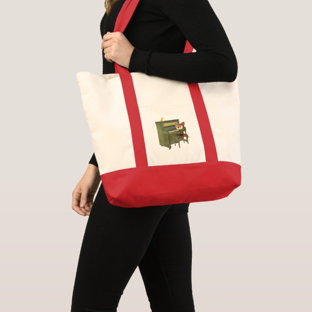 Forest Piano Concert Tote Bag (Front (Product))