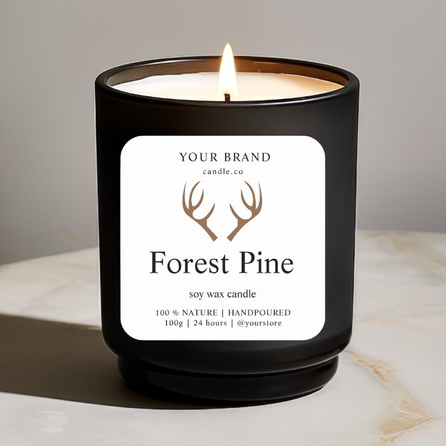 Forest Pine Christmas Candle Sticker (Creator Uploaded)