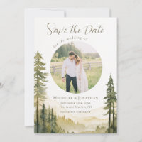 Forest Pine Trees Photo Christian Wedding