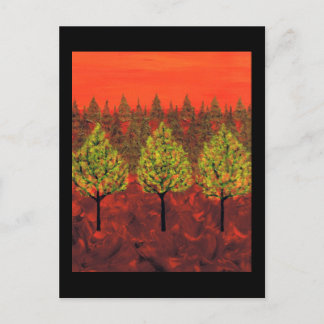 forest postcard