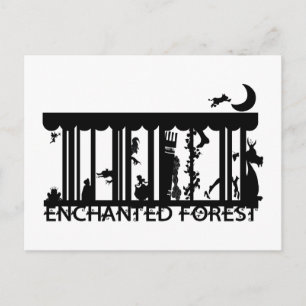 forest postcard
