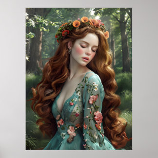 Forest Princess Fantasy Poster – Ren Faire Muse