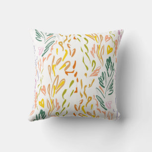 Forest print pillow