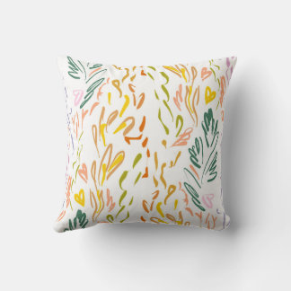 Forest print pillow